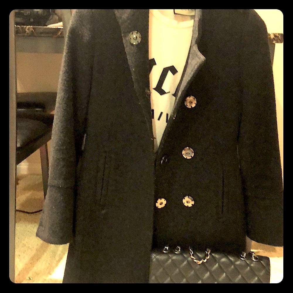 Wool Military Style Coat